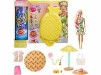 Barbie GTN17 - Color Reveal Foam Reveal Pineapple, Schaumspaß! Puppe & Tier, 25