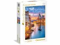 Clementoni 35056 Leuchtendes Venedig – Puzzle 500 Teile, buntes Legespiel für die