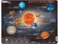 Larsen SS1 Sonnensystem, Niederländisch Ausgabe, Rahmenpuzzle mit 70 Teilen