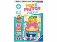 Ravensburger Kinderpuzzle - 05135 Mix&Match Lustige Monster - Puzzle für Kinder ab 4