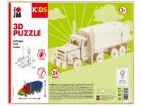 Marabu 317000000004 - KiDS 3D Holzpuzzle Lastwagen, mit 38 Puzzleteilen aus