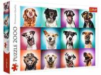 Trefl TR27119 Lustige Hundeportraits II 2000 Teile, Premium Quality, für Erwachsene