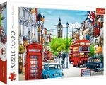 Trefl Puzzle, Stra&szlig;e in London, Gro&szlig;britannien, 1000 Teile Premium Quality