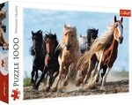 Trefl - Puzzle 1000 Teile, Galoppierende Pferde, Pferde im Galopp | F&uuml;r Kinder...