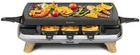 Raclette Tefal Gourmet 8 coupelles profondes 3 en 1 1350 W Gris