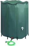 vidaXL Regenwassertank Faltbar mit Hahn Regentonne Wassertank Regenwasserfass