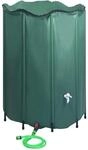 vidaXL Regenwassertank Faltbar mit Hahn Regentonne Wassertank Regenwasserfass