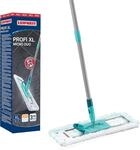 Leifheit r&uuml;ckenschonender Bodenwischer Profi XL Micro Duo, Stahlstiel 146cm,