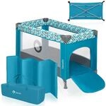 Lionelo Stefi Baby Kinderbett, Reisebett ab Geburt bis 15 kg, Seiteneingang,