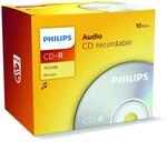 Philips CD-R Audio Rohlinge (700 MB / 80 Minuten, 10er Jewel Case)