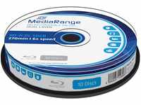 MediaRange 10 x BD-R DL - 50 GB 6X - Spindel