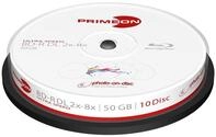 Primeon BD-R DL 50GB/2-8x Cakebox (10 Disc)