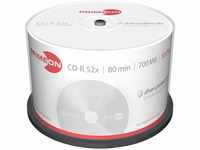 PRIMEON CD-R 80Min/700MB/52x Cakebox (50 Disc), silver-protect-disc Surface