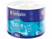 Verbatim 43787" CD-R 700MB 52x 50er Wrap Spindel Silber