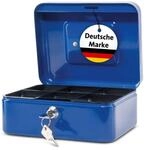 MAUL Geldkassette 2 aus Stahl | abschlie&szlig;bar | M&uuml;nzgeld-Einsatz herausnehmbar | 20
