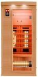 Dewello&reg; Infrarotkabine Infrarotsauna Pierson 90x90 f&uuml;r 1 Person aus Hemlock...