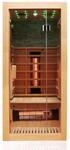 Dewello&reg; Infrarotkabine Infrarotsauna MILTON 90x90 f&uuml;r 1 Personen aus Hemlock...