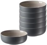 Ritzenhoff & Breker M&uuml;slischalen Jasper, Grau, 6er Set, &oslash; 14 cm, 500 ml,...