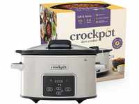 Crock-Pot Digital-Schongarer Slow Cooker mit Scharnierdeckel | einstellbare Garzeit 