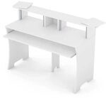 Glorious Workbench Arbeitskonsole mit ausziehbarer Schublade und drehbaren Ablagen