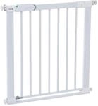 Safety 1st SecureTech Flat Step Practical Safety Metal Gate with Thin Step Over Bar,
