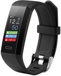 Technaxx Fitnesstracker TX-HR7 mit Temperaturmessung - Herzfrequenz, Schrittzahl,