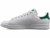 adidas Herren Stan Smith Sneaker, Cloud White/Cloud White/Green, 40 EU