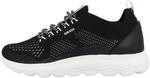Geox Damen D Spherica Sneakers, Schwarz, 38 EU