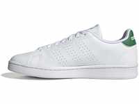 adidas Herren Advantage Shoes Tennis Shoe, Cloud White Cloud White Green, 49 1/3 EU