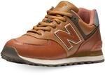New Balance ML574OMA, Mens Sneakers, Brown, 42,5 EU