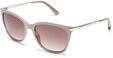 GUESS Unisex-Erwachsene GU7483 57F 56 Sonnenbrille, Beige (Beige Luc/Marrone Grad)