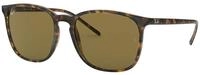 Ray-Ban Herren 0rb4387 Sonnenbrille, Braun (Havana), 55 EU