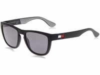 Tommy Hilfiger Unisex Th 1557/s Sunglasses, 08A/IR Black Grey, 54