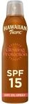 Hawaiian Tropic Glowing Protection Sunscreen Dry Oil Spray Mist, wasserfest LSF 15