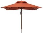anndora&reg; Sonnenschirm Gartenschirm 300 x 300 cm 3x3 m eckig quadratisch
