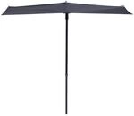 Madison Balkonschirm Sun Wave 300 x 150 cm Grau PAC3P014