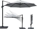 paramondo parapenda Sonnenschirm Ampelschirm aus 230 g/㎡ Polyesterfaser, Rund, &Oslash;