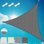 Sol Royal SolVision HS9 - Sonnensegel dreieckig 3,6x3,6x3,6 m HDPE Atmungsaktiv & UV