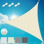Sol Royal Sonnensegel dreieckig 3,6x3,6x3,6m Wasserdurchl&auml;ssig HDPE Atmungsaktiver
