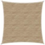 Windhager Sonnensegel Capri Quadrat 4 x 4 m (gleichschenkelig), Sonnenschutz...
