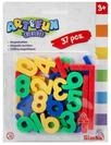 Simba 104591457 - Art & Fun Magnetzahlen, Magnetzeichen, 37 Teile, 3, 2cm, ab 3