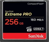 SanDisk Extreme PRO CompactFlash Speicherkarte 256 GB (UDMA7, 4K- und Full-HD-Videos, SanDisk Extreme PRO CompactFlash Speicherkarte 256 GB (UDMA7, 4K- und Full-HD-Videos,
