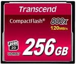 Transcend 256GB CompactFlash CF 800 Speicherkarte, VPG-20, bis zu 120 MB/s Read, 60