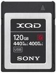 Sony QDG120F-R XQD-Speicherkarte (120 GB, G Serie), 120GB