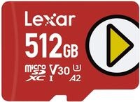 Lexar Play Micro SD Karte 512GB, microSDXC UHS-I Karte, Bis Zu 150MB/s