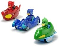Dickie Toys PJ Masks 3-Pack Set Cars, Auto, Geschenkset bestehend aus: Cat-Car,