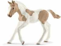 schleich 13886 Paint Horse Fohlen, für Kinder ab 5-12 Jahren, HORSE CLUB -