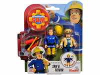 Simba 109251043 - Feuerwehrmann Sam Figuren Doppelpack III, 4-fach Sortierung, 7,