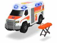 Dickie Toys 203306002 Medical Responder, Rettungswagen, Spielzeugauto inkl. Trage,