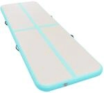 vidaXL Gymnastikmatte mit Luftpumpe Turnmatte Tumbling Matte Tranningsmatte
